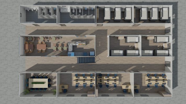 Ứng dụng phổ biến của nhà container văn phòng
