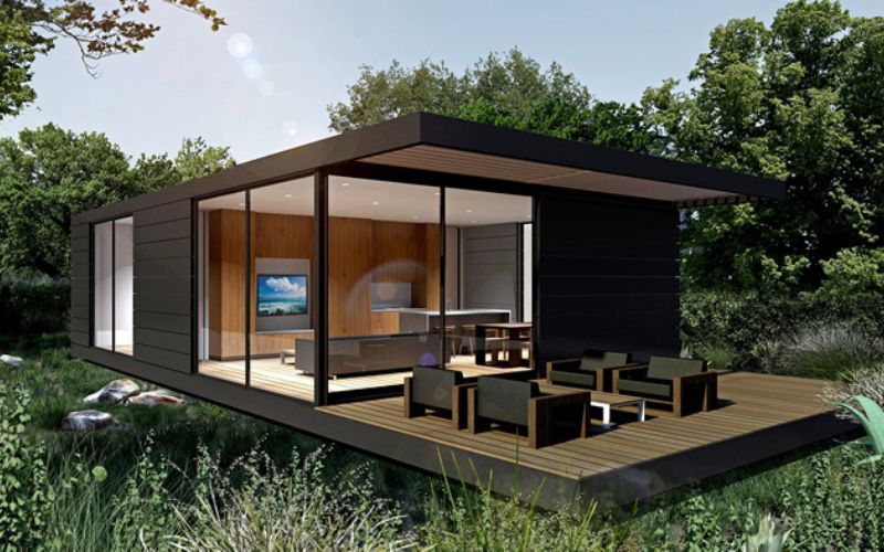 Mẫu nhà lắp ghép với 50 triệu gần gũi với thiên nhiên