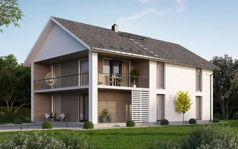 Mẫu nhà tiền chế ở nông thôn với giá 100 triệu