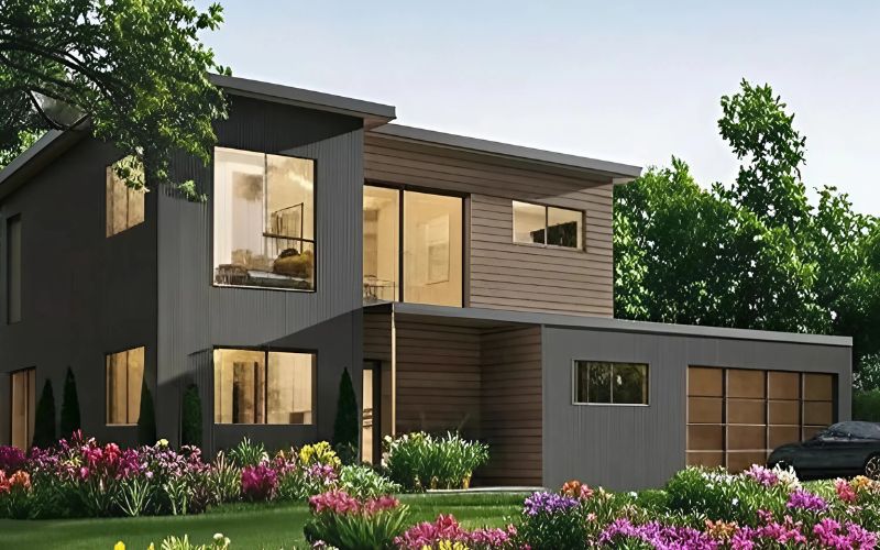 Nhà container đầy đủ tiện nghi, không gian sống hiện đại