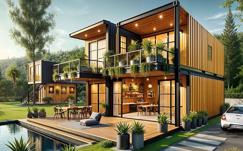 Nhà lắp ghép dễ dàng tháo rời và di chuyển