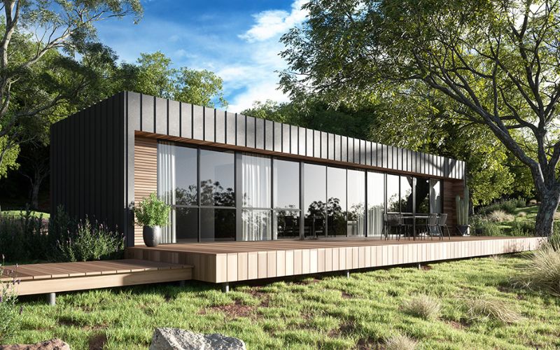 Nhà lắp ghép thích hợp với nhiều loại địa hình khác nhau
