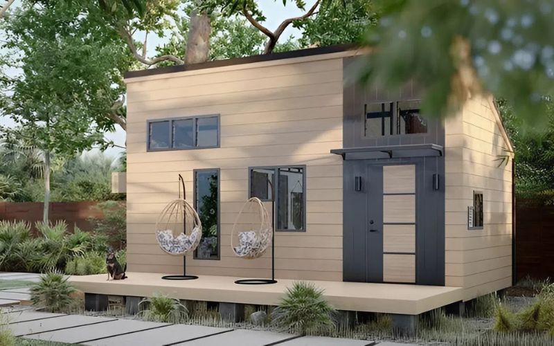Nhà lắp ghép thiết kế hiện đại đầy đủ công năng