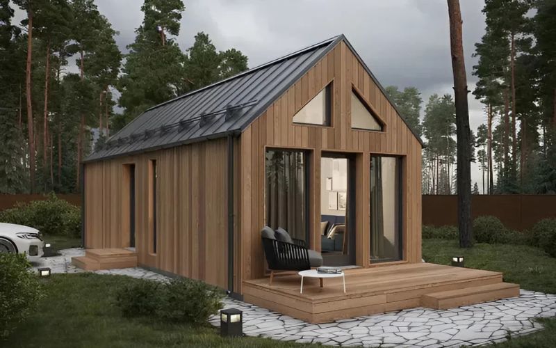 Nhà lắp ráp được thiết kế theo dạng modul dễ dàng tháo rời