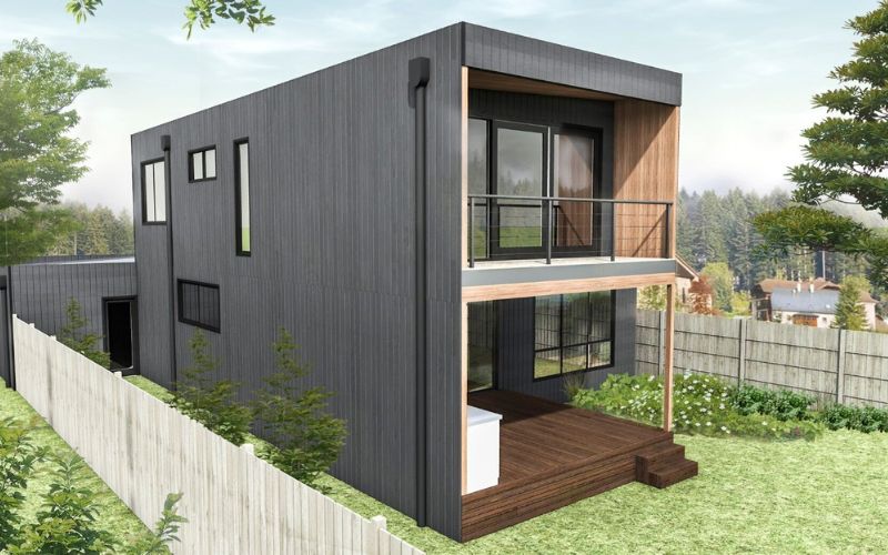 Chi phí xây dựng nhà lắp ghép với 2 tầng thấp hơn