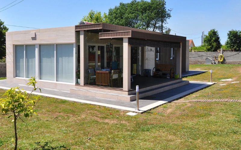 Công nghệ dùng để xây nhà lắp ghép sử dụng các cấu kiện sản xuất sẵn