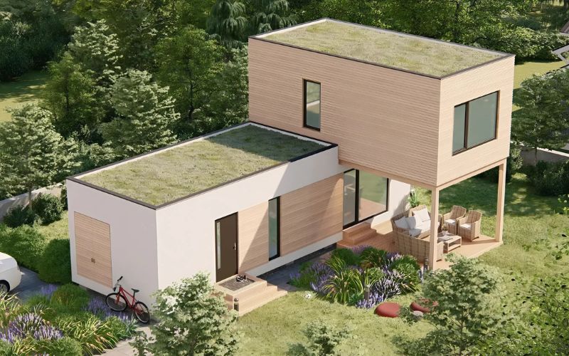 Độ bền của vật liệu làm nhà lắp ghép có thể thích nghi với mọi điều kiện thời tiết