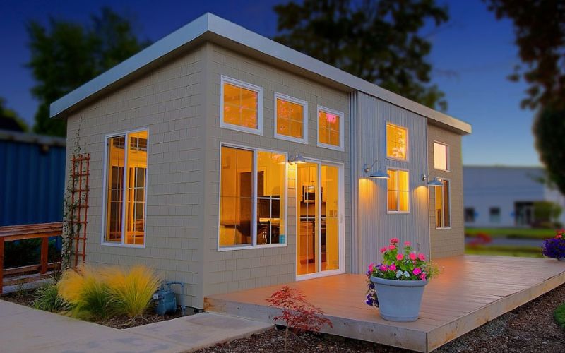 Mẫu nhà lắp ghép tiny house nhỏ gọn