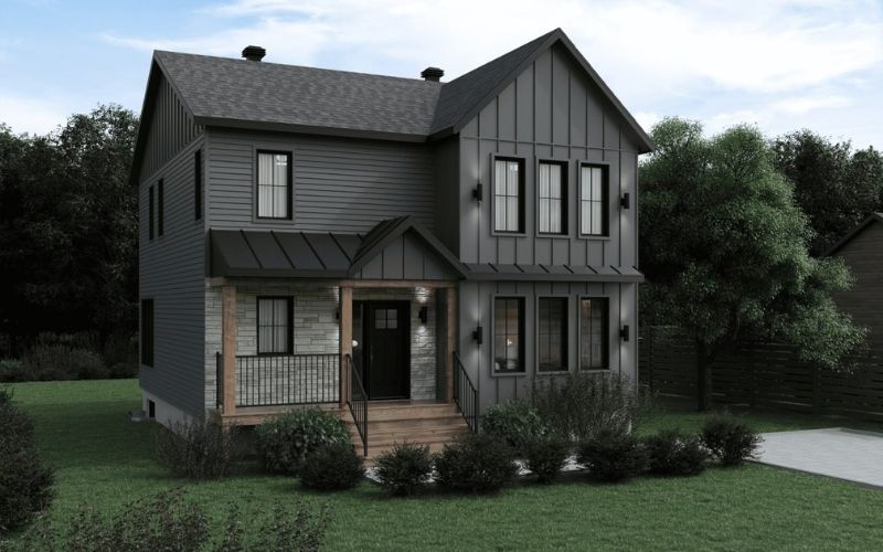 Nhà lắp ghép với 2 tầng phù hợp với nhiều mục đích sử dụng khác nhau