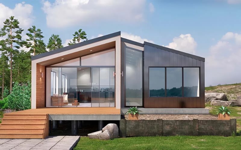 Với 100 triệu nên lựa chọn xây nhà lắp ghép cấp 4